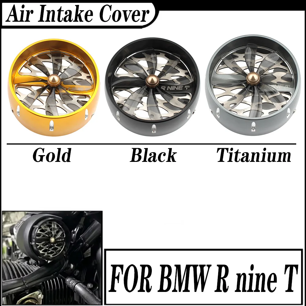 

FOR BMW R nine T RnineT Racer Scrambler Pure Urban G/S 2014-2026 Air Intake Cover CNC Aluminum Black Gold Titanium