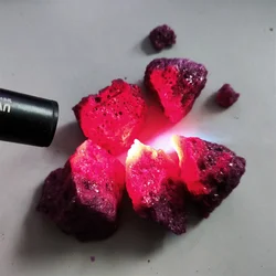 Natural Red corundum Raw Stones Ruby large particles Decorative Stone Mineral Specimens