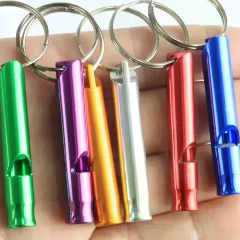 

1/3 шт. небольшой многофункциональный алюминиевый аварийный свисток для выживания, брелок для кемпинга, пешего туризма, активного отдыха, тренировочный инструмент