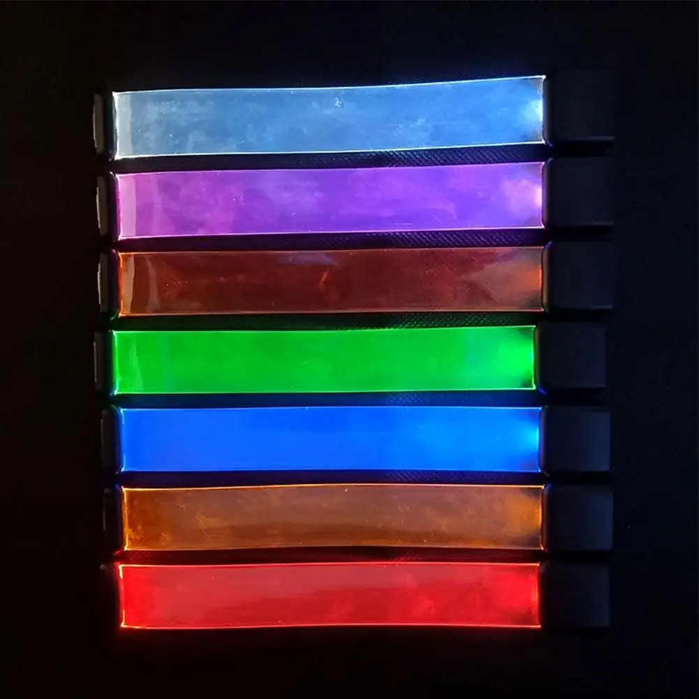 LED Battery Light-emitting Bracelet Running Armband Flashing Safety Light Band Entertainment party Luminous Cheering Props