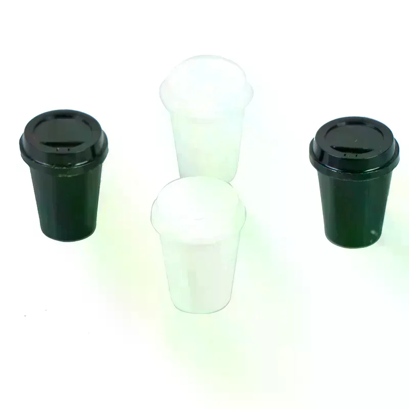 2Pcs 1:12 Dollhouse miniature coffee empty cup model simulation drink cup toys