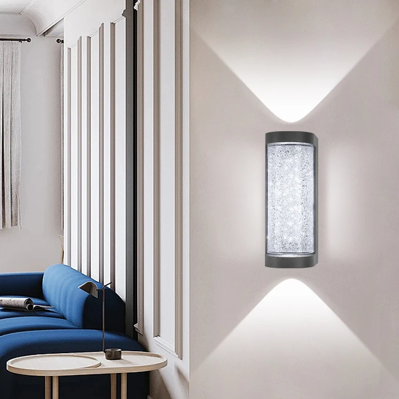 Nordic Creative Crystal Wall Lamp Indoor 10W Fashion Modern Minimalist Model Bedside Living Room Background Wall Lamp AC85-265