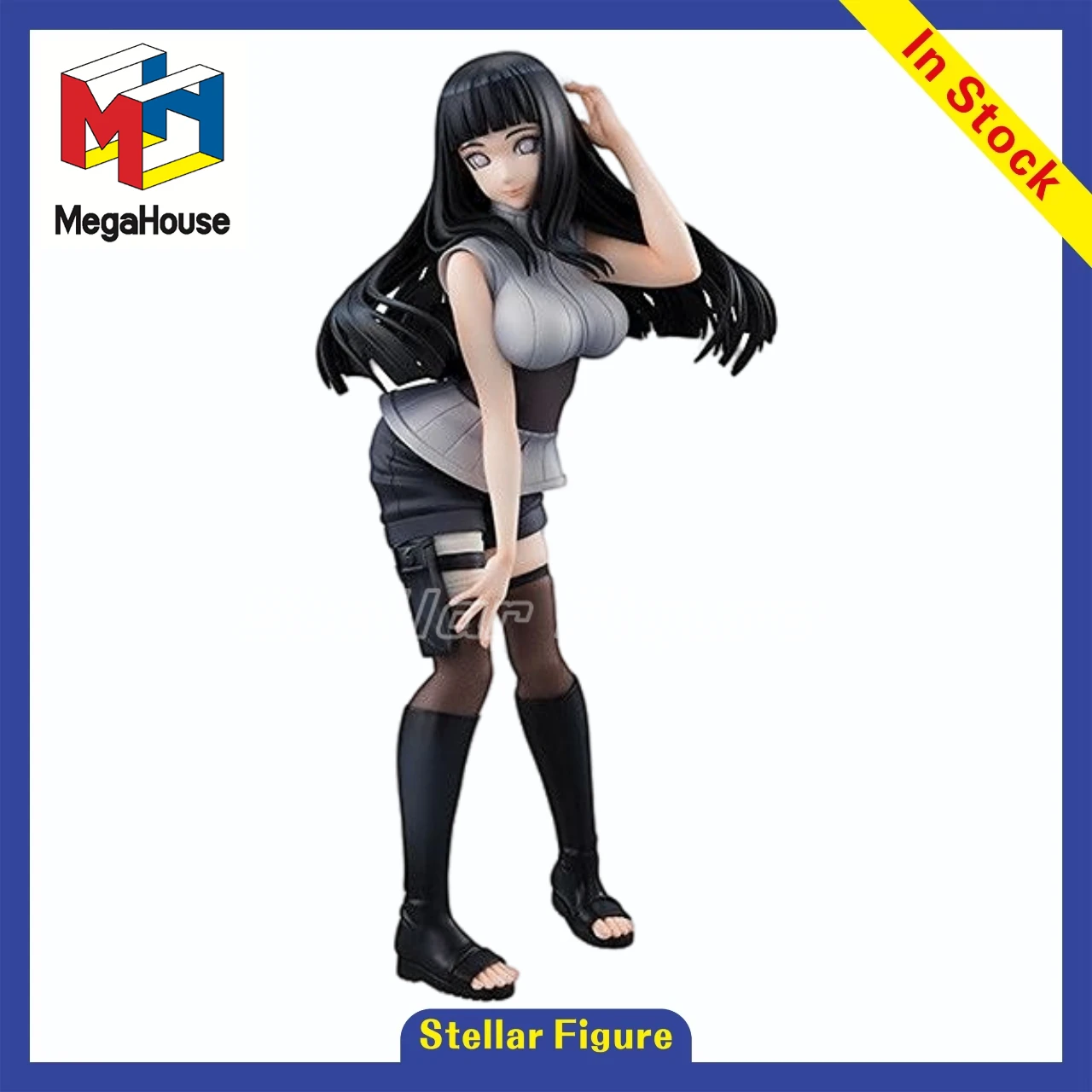 

【SF】In Stock MegaHouse GALS Series NARUTO Shippuden Hyuuga Hinata 1/8 Scale Figures Model Collection Gift