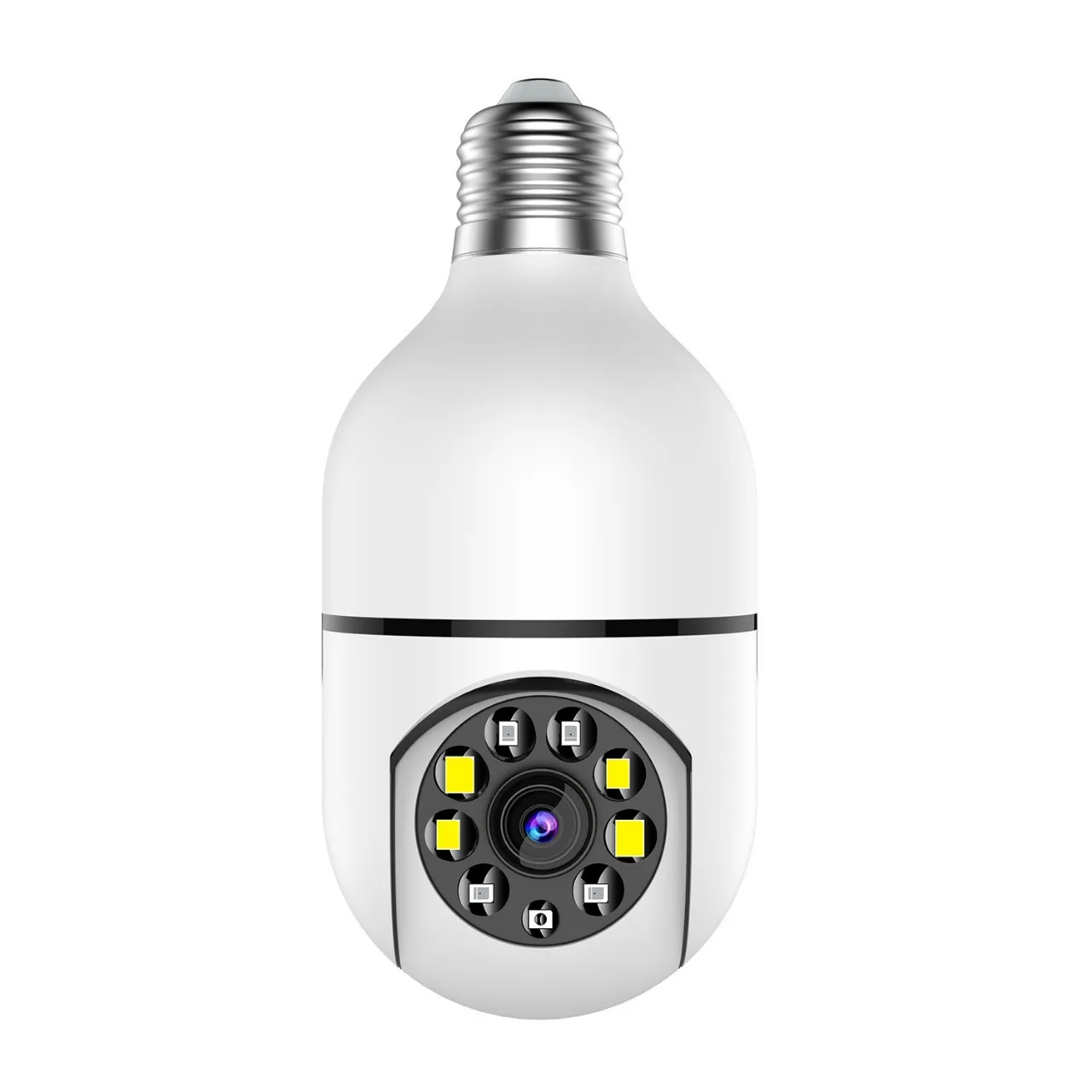 Imagem -06 - Câmera de Vigilância Wifi Bulb E27 Visão Noturna Colorida Rotação de 360 ° Rastreamento Humano Automático Conversa Bidirecional Casa Inteligente 2mp V380pro