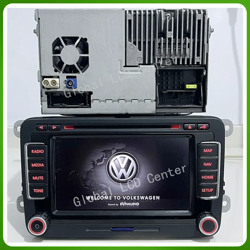 

Original 3CD035682A RNS510 LCD Display screen and host assembly For VW Golf Passat Skoda RNS510 DVD Player 3CD 035 682A