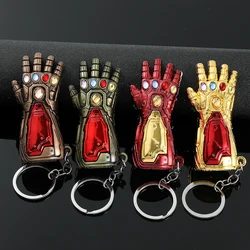 Iron Man Infinity Glove Pendant Key Holder Avengers Infinity Stones Keychain Accessories Gifts for Fans