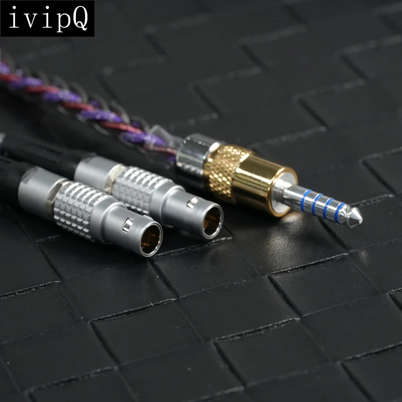 ivipQ 342 8-Core HlFl Headphone cable for For Focal Utopia 4.4mm 3.5mm 6.35mm XLR cable 2m 3m Upgrade Cable