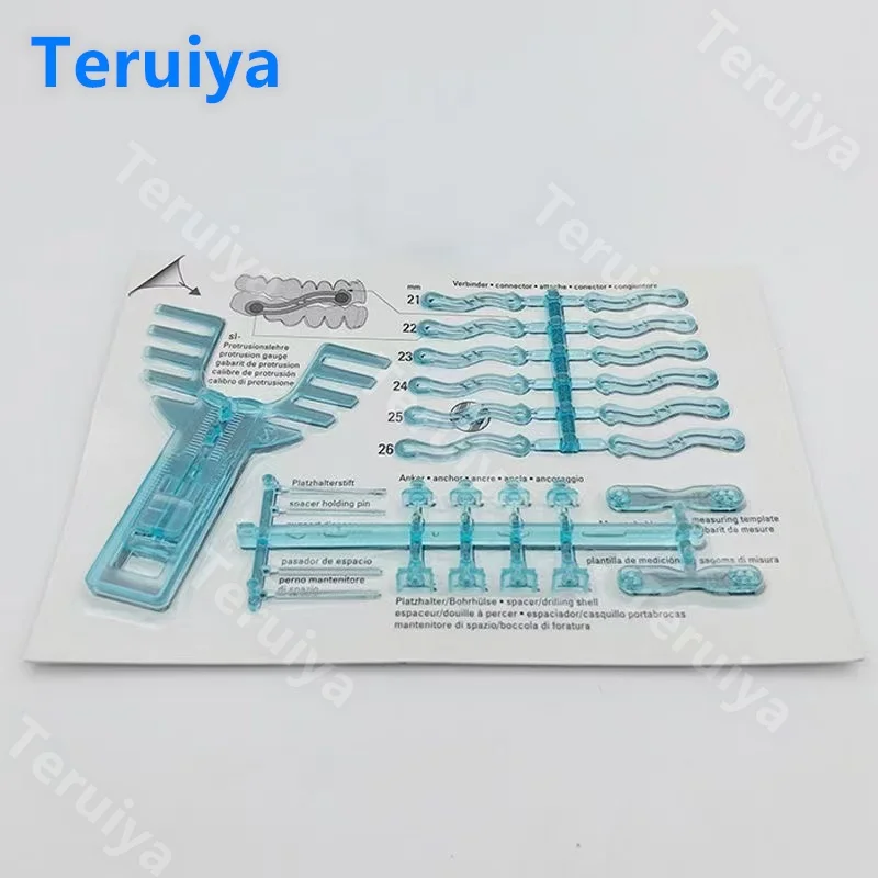 Imported Blue Herbst Anti-Snoring Orthodontic Set - Professional Appliance for Dental Technicians | Sleep Apnea Treatment Tool