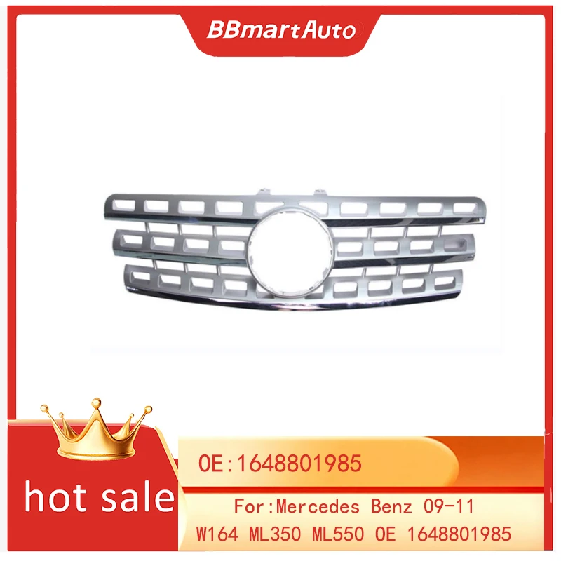 

1648801985 BBmart Auto Parts 1pcs Front Radiator Grill For Mercedes Benz 09-11 W164 ML350 ML550 OE 1648801985