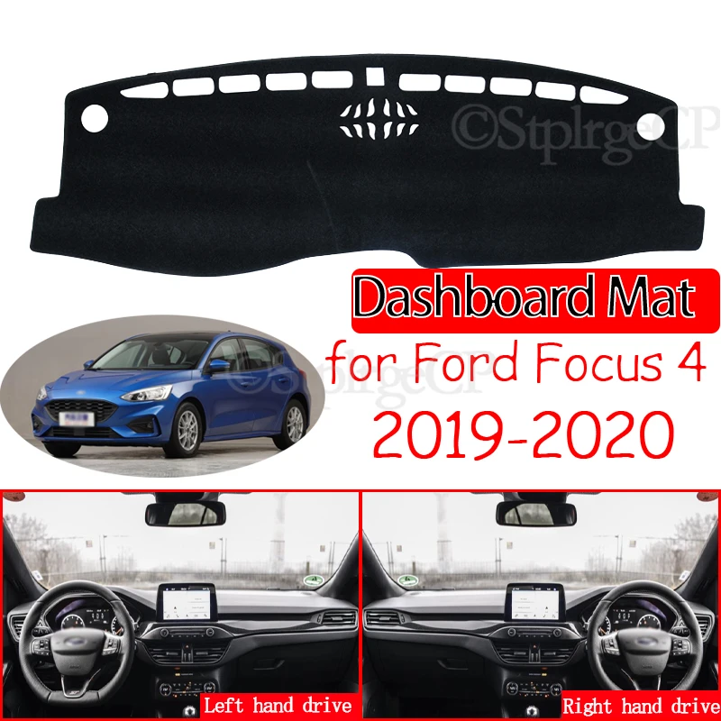

Anti-Slip Mat Dashboard Pad Sunshade Dashmat Protect Carpet Anti-UV Dash Cushion for Ford Focus 4 2019 2020 Car Accessories MK4