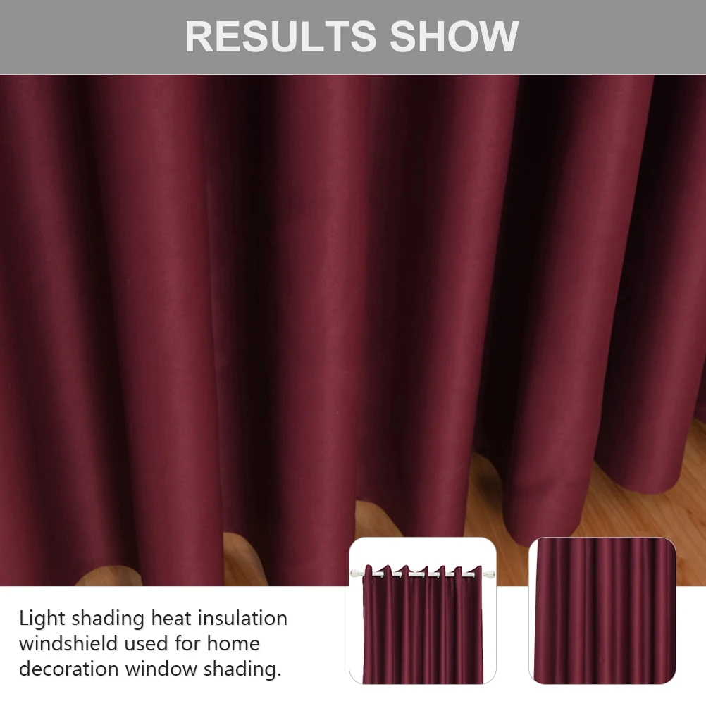 2 قطعة الشمال داخلي التظليل الستار العزل الحراري نافذة القماش حماية الخصوصية غرفة المعيشة ديكور غرفة نوم التظليل الستار #1