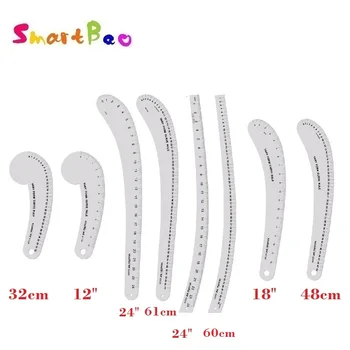 Metal Patchwork cetveller kullanarak moda tasarım, konfeksiyon cetveli dikiş ve kesme terzi kuralları; Seçin doğru boyut