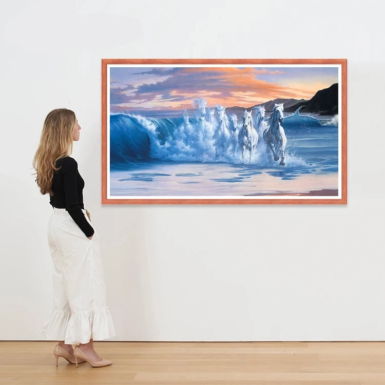 

OEM ODM 43 Inch A+Grade 4k Panel Igallery Large Size Digital Frame Nft Wifi Lcd Screen Picture Frame Machine