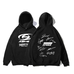 2024 hot ateez the world ep. fin wird kpop Hoodie Männer Frauen 8 macht 1 Team Sweatshirt Herren bestes Accessoire für Musikfans