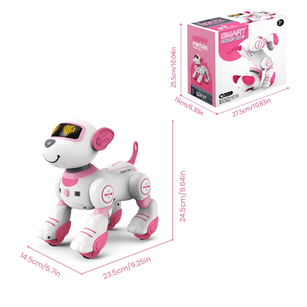 RC Robot Electronic Dog Programmable Intelligent Interactive Stunt Robot Dog Singing Dancing Walking Pet Dog Toy Children\'s Toys