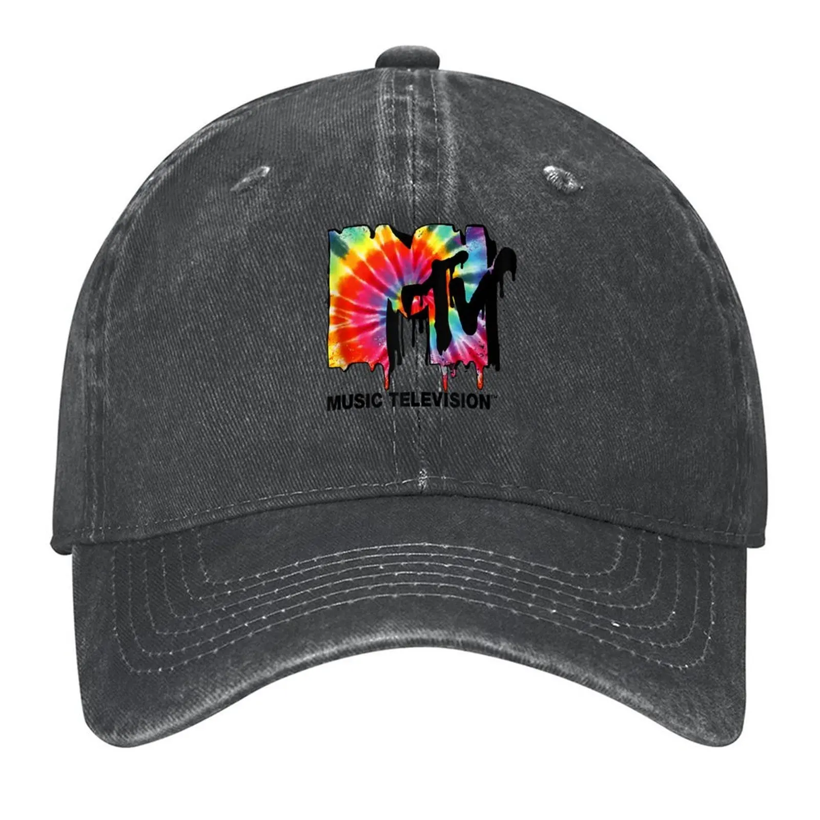 

Logo Tie Dye Drip Baseball Cap Sun Cap foam party Hat Sun Hat For Children Golf Women's Hats 2025 Men's