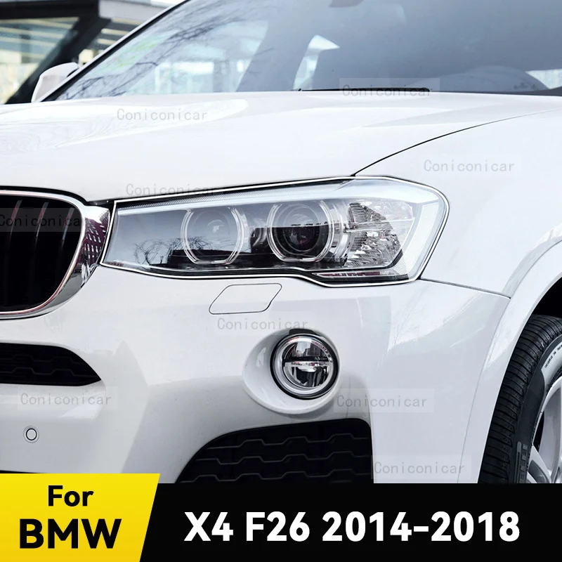 

For BMW X4 F26 2014-2018 Car Headlight Protective Cover Film Front Light Transparent TPU Anti-scratch Headlamp Accessories