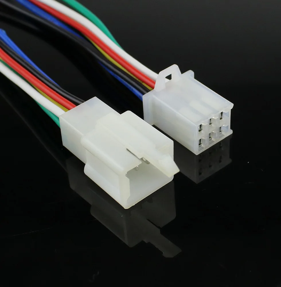 10cm wire 2.8mm 2/3/4/6/9 pin Automotive 2.8 Electrical wire Connector Male Female cable terminal plug Kits Motorcycle ebike car