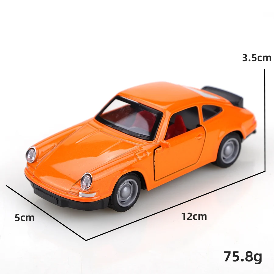 Coche de juguete modelo 9ll de aleación estilo clásico, tres puertas que se pueden abrir, súper coleccionable, juguete para niños, función de retroceso, escala 1/36 (en bolsa)