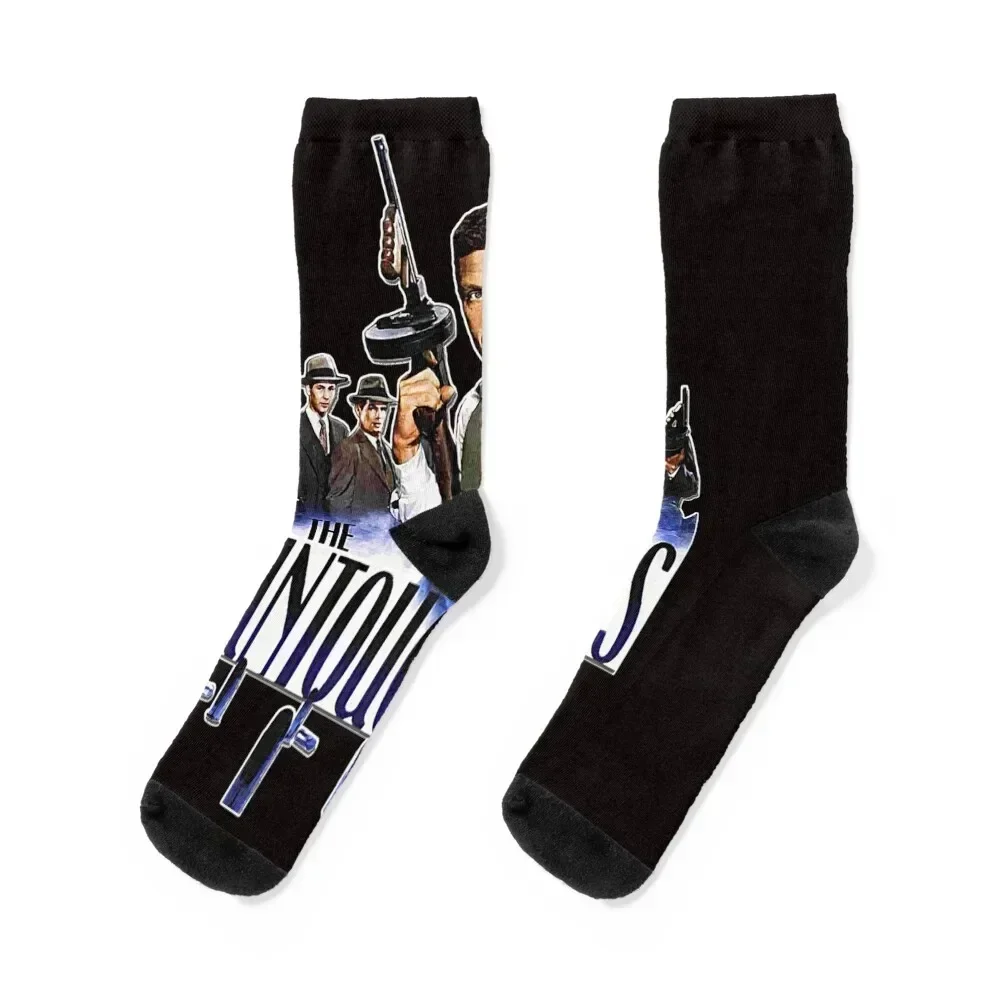 The Untouchables Eliot Ness Robert Stack Tribute Socks happy snow Socks Women Men's