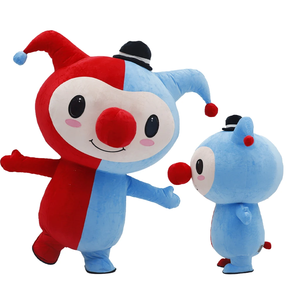

Clown Inflatable Costume Mascot Parade Adult Character Cosplay Halloween Circus Carnival Party Event Plush Set