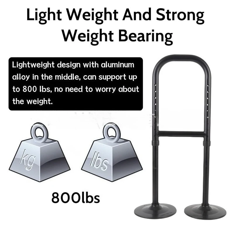 Dual Base Standing Up Assistance Mobility Tool Standing Aid Device 8 Adjustable Height Help Get Up From Floor Mobility Aids Tool