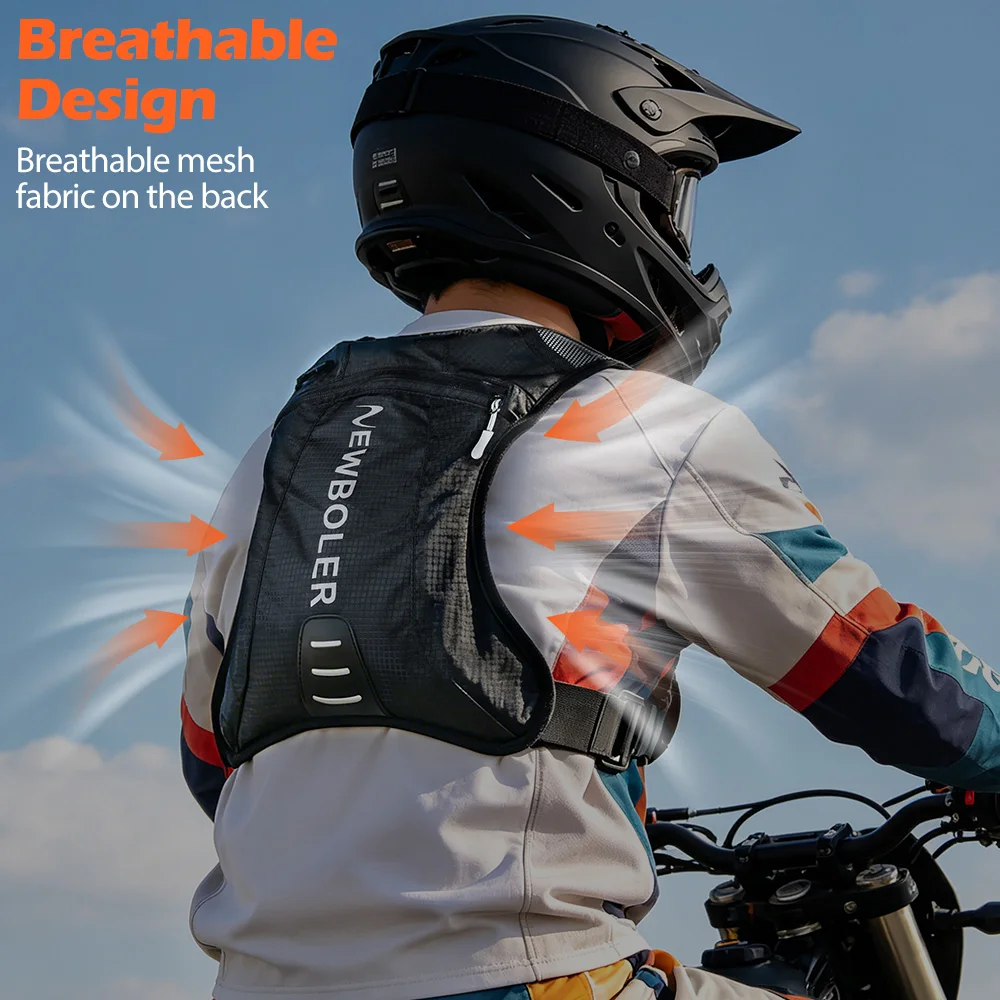 NEWBOLER 5L Motorrad-Trinkrucksack MTB Offroad Motocross Wasser-Rucksack Sport Mountainbike Trinktasche – Detail 11