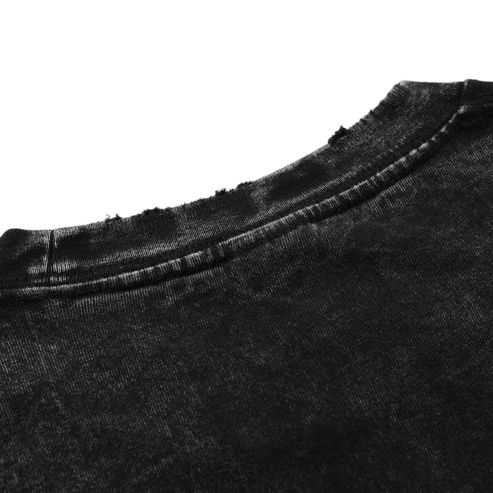 ماركوس الدودة الرجال تي شيرت غسلها فريد تي شيرت قصير الأكمام Crewneck تي شيرت القطن الملابس الأصلية #2