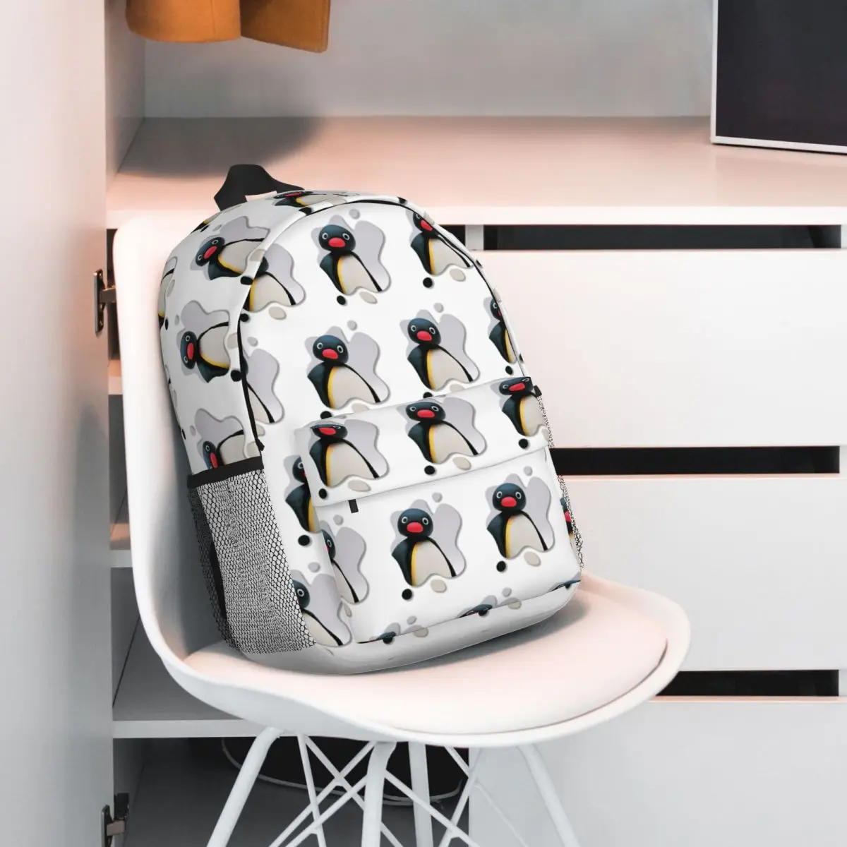 Pingu Pinga Penguin Tv Backpack Hot Sale Daypack Large Capacity Boys Girls BookBag Shoulder Bags for Men Women School Bag