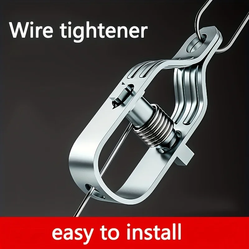 5pcs Wire Tensioners - Adjustable Cable & Fence Puller Tool for Secure Barbed Wire, Greenhouses & Grape Vines
