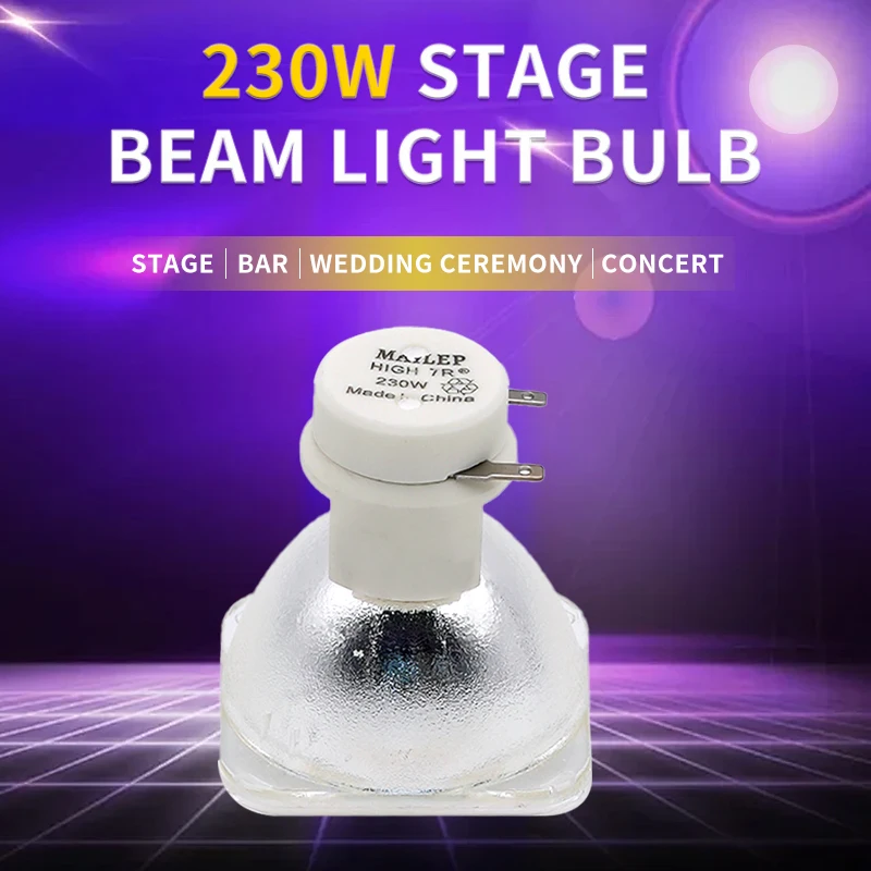 Removable mobile headlight beam bulb, 7R 230W, best-selling Malibu original stage beam bulb