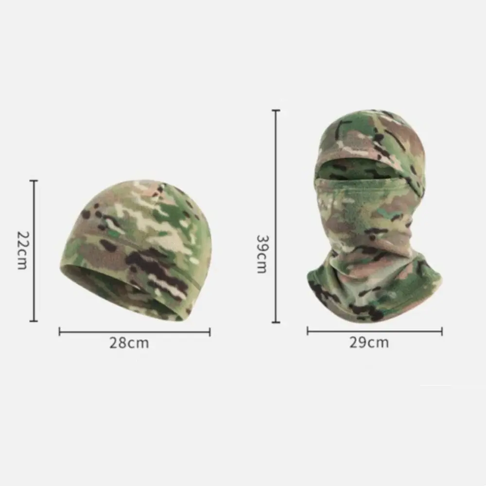 Camo   Bonnet Hats Bike Cycling Running Jogging Skiing Hat For Women Men Winter Warm Skullies Beanies Cap