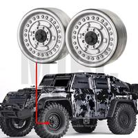 2pcs 1.9inch High quality 6061 alloy CNC wheel Rim For 1/10 RC Crawler Car TRX4 Bronco RC4WD D90 Axial Scx10 90046 G500 MST