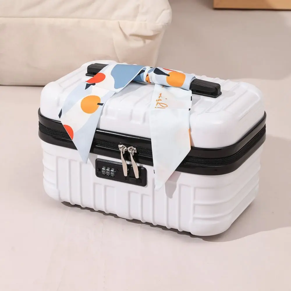 Easy To Carry 17 Inch Cosmetic Case Portable Large Capacity Mini Luggage Bag Waterproof Fashionable Makeup Bag Women's Handbag