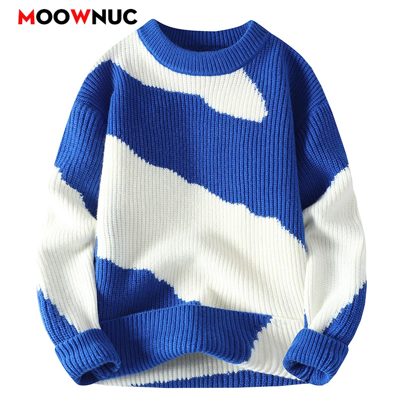 

Men's Clothing Casual Sweater For Men Spring Pullovers Streetwear Men's Sweat-shirt Knit Autumn Fashion Hombre Warm Solid Male