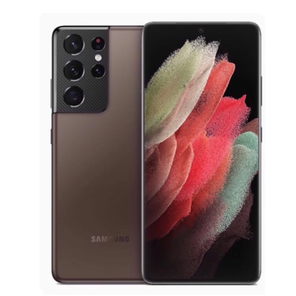 هاتف Samsung Galaxy S21 Ultra 5G G998U1 12G RAM 128GB/256GB ROM 6.8 بوصة ثماني النواة سنابدراجون 888 eSim هاتف ذكي أصلي غير مقفول S21U
