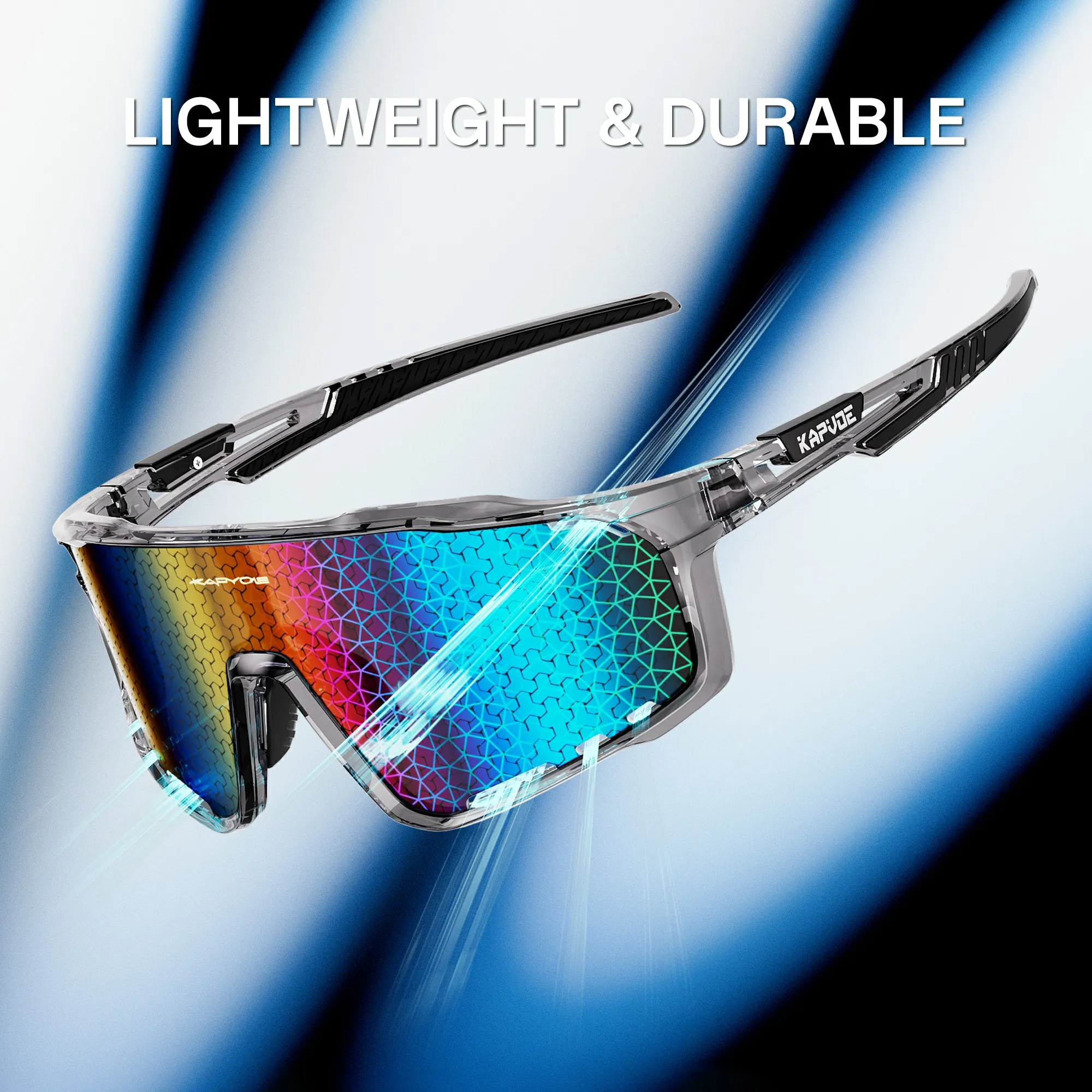 KAPVOE, nueva tecnología, Nano lentes, gafas de sol para ciclismo, gafas para deportes al aire libre, gafas para bicicleta, hombres y mujeres, gafas UV400 para bicicleta MTB