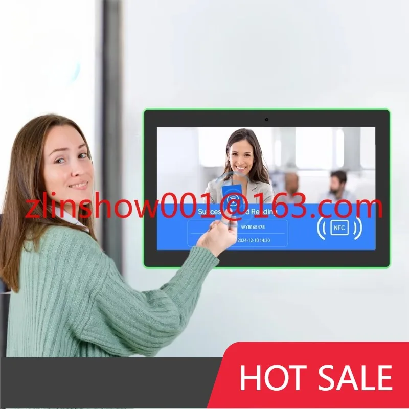 

Настенное крепление для конференц-зала Android NFC Планшет POE 10,1 13,3 15,6-дюймовый сенсорный экран Android 11, планшетный ПК со светодиодной подсветкой