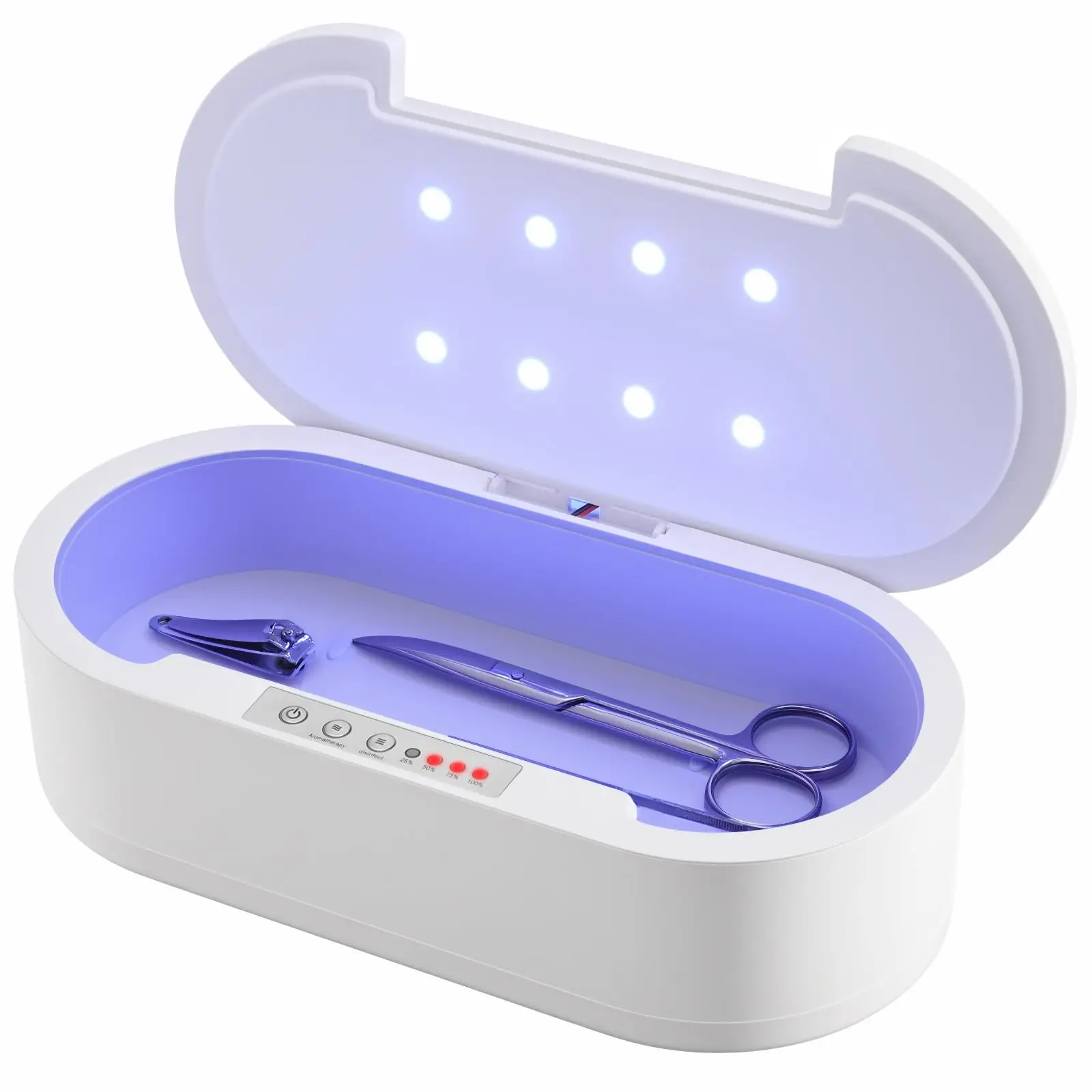 Sterile UV Nail Tool Cleaner Box - Sterilizer Box for Nail, Salon, Tweezers,
