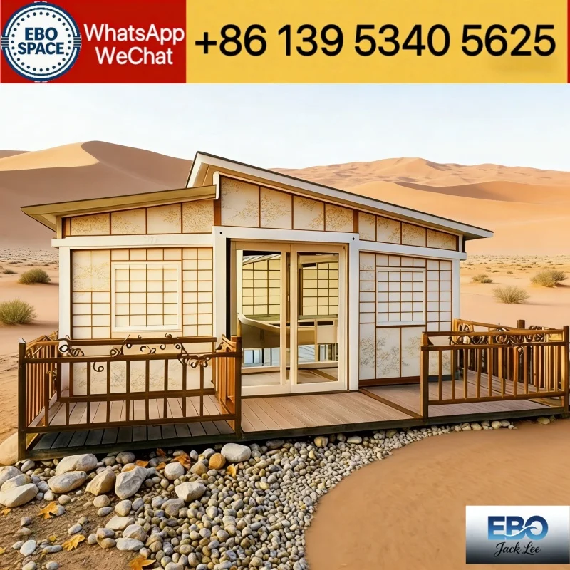 40ft Quick-Assemble Folding Villa Outdoor Holiday Home Low-Cost Waterproof Modular Container