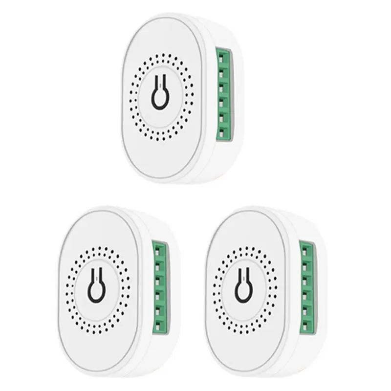QWE-3X Tuya Smart Wifi Fan Ceiling Fan Switch Module Dual-Mode Reset Voice Switch Controller For Alexa Google Home White