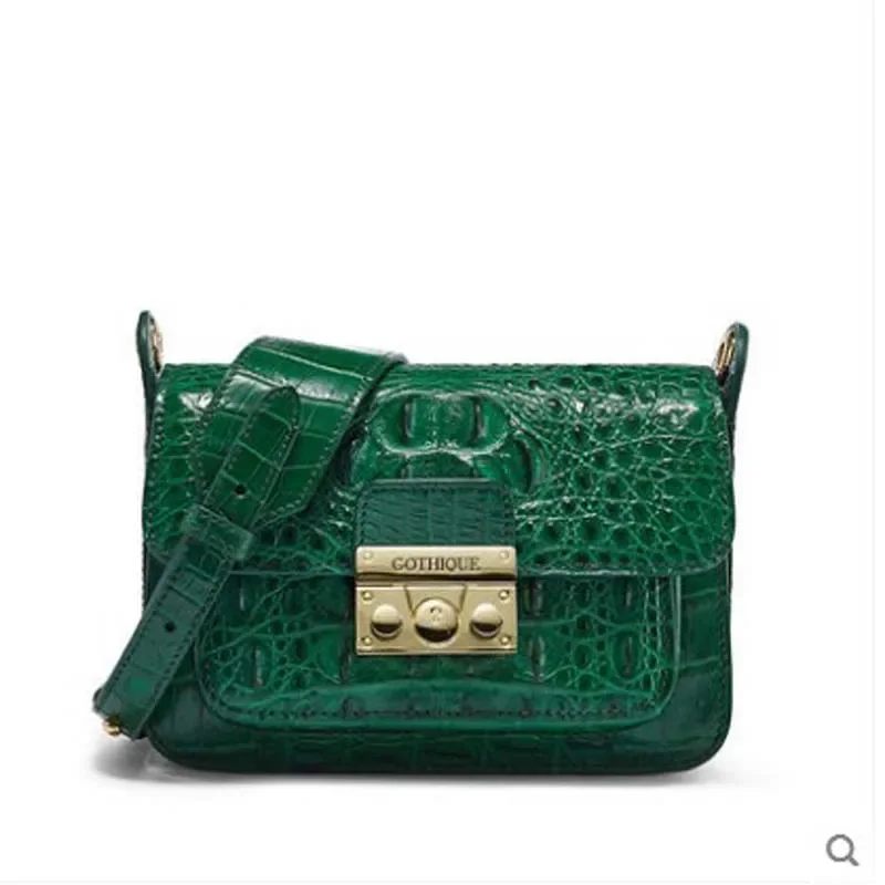 

gete 2025 new crocodile ladies bag cross body shoulder fashion lock button small square women