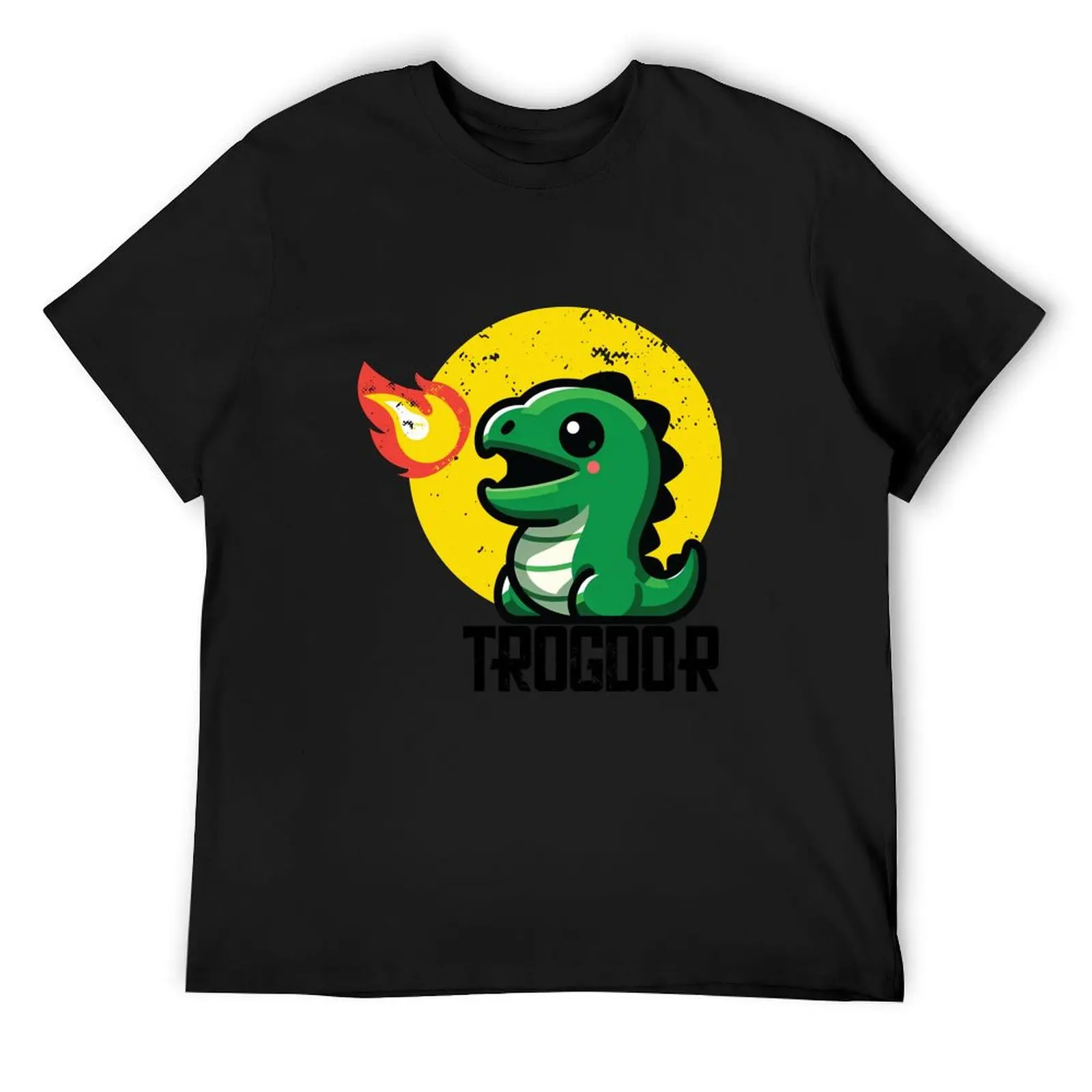 

Trogdor The Fire-Breathing Dragon T-Shirt Short sleeve tee customs design your own man t shirt customs shirts men