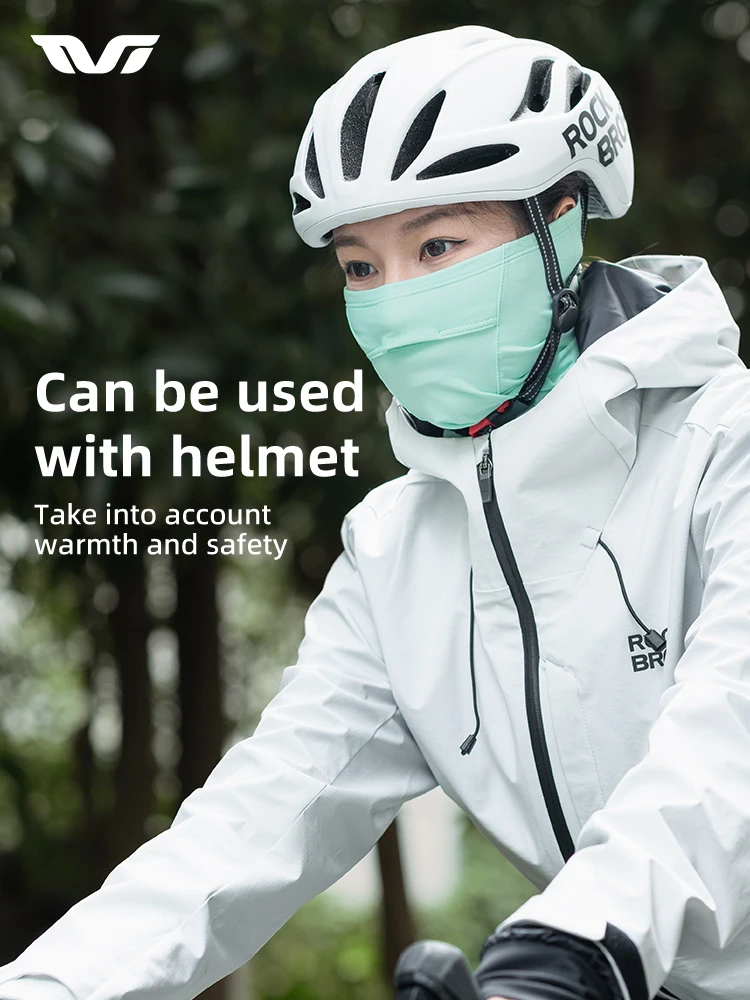 AliExpress ROCKBROS TVI Women Winter Bike Face Mask Windproof Fleece Warm Cycling Headgear Sports Bicycle Balaclava Skiing Neck Scarf Mask