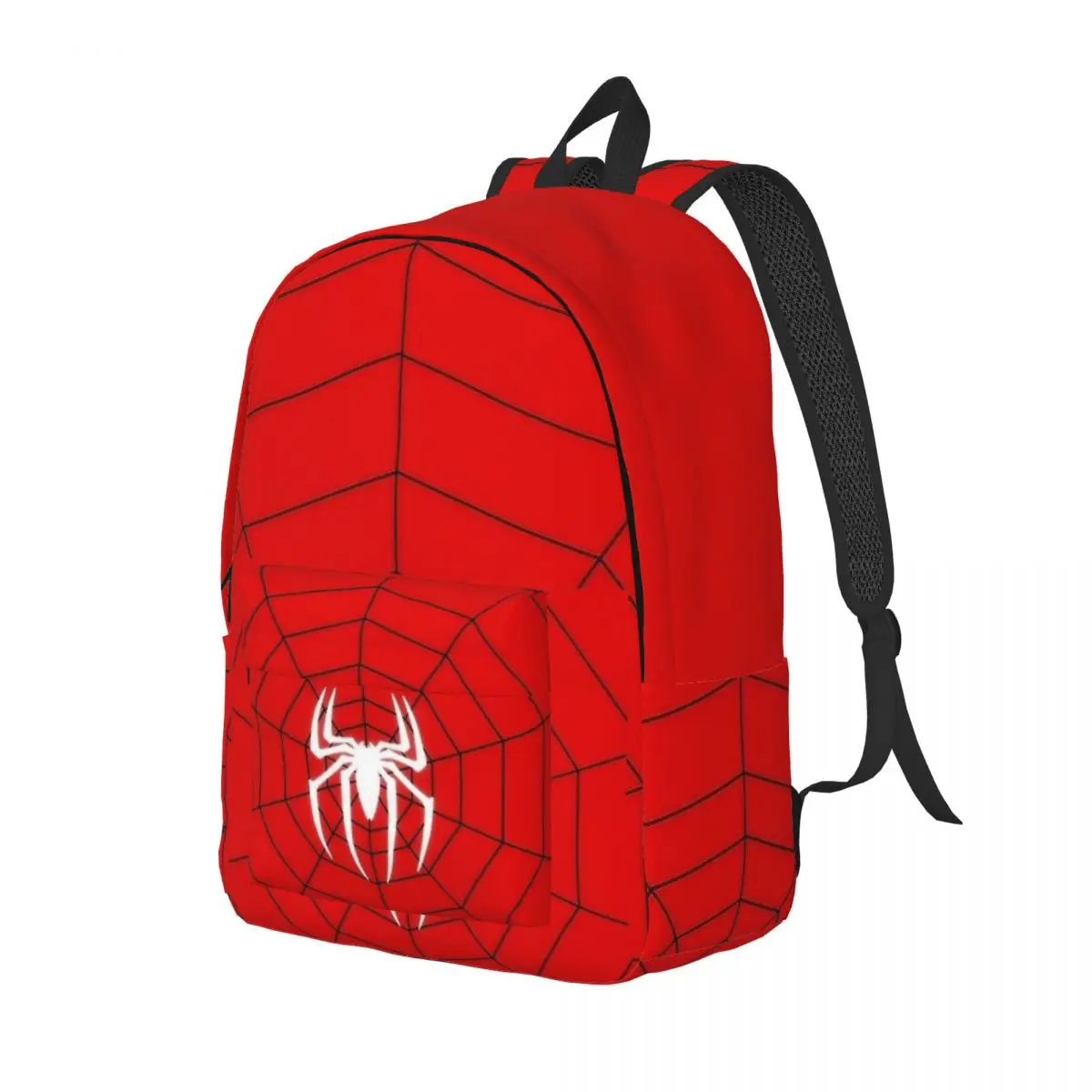 Spider Red Web Man Spiderman Teenage Backpack Sports Student Hiking Travel Daypack for Men Women Laptop Shoulder Bag