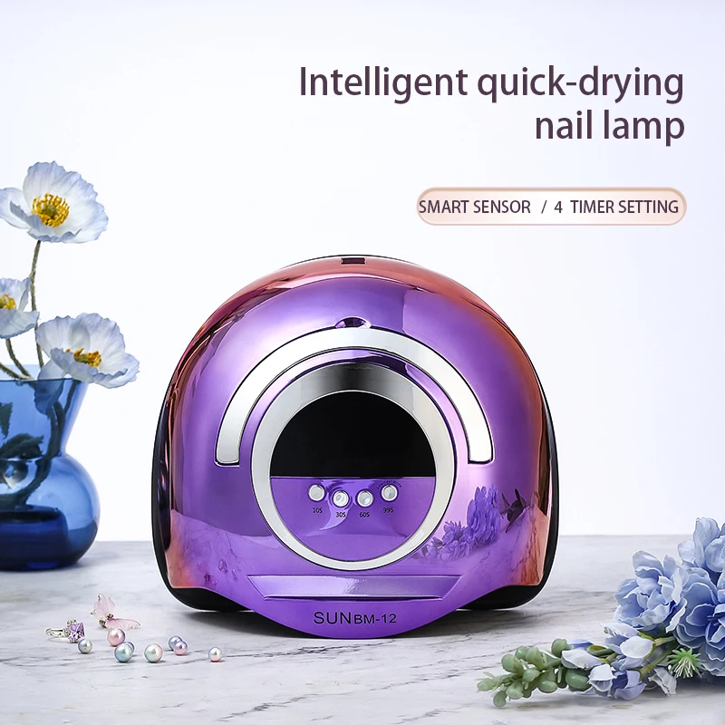 320W LED Nail Dryer Lamp Professional UV Nail Lamp for Nails Manicure 72 Beads Fast Curing Gel Polish Electroplated Drying Lamp