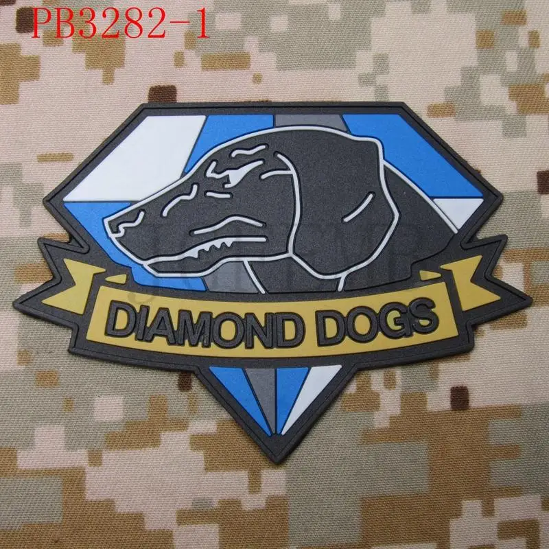 MGS DIAMOND DOGS Morale Tactics 3D PVC Patch