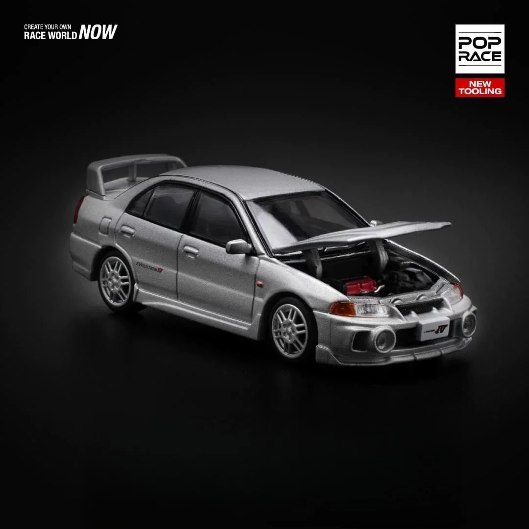 

POPRACE 1:64 LANCER EVO IV alloy car model