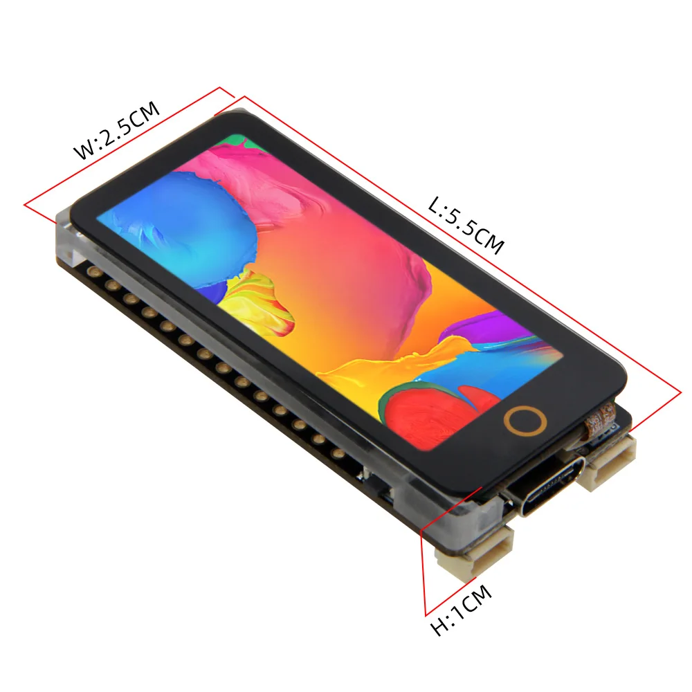 

LILYGO T-Display-S3 AMOLED ESP32-S3 Development Board 1.91inch OLED WIFI Bluetooth 5.0 Wireless Module Flash 16MB PSRAM 8MB