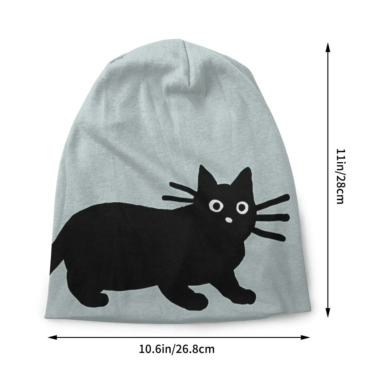 Skullies Beanies Caps Squat Cat Thin Hat Sport Sports Bonnet Hats for Men Women